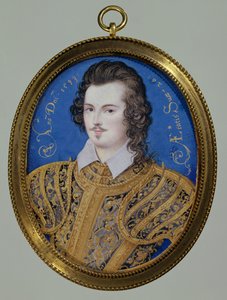 Ismeretlen fiatal portréja, 26 éves, 1593 (wc pergamen)